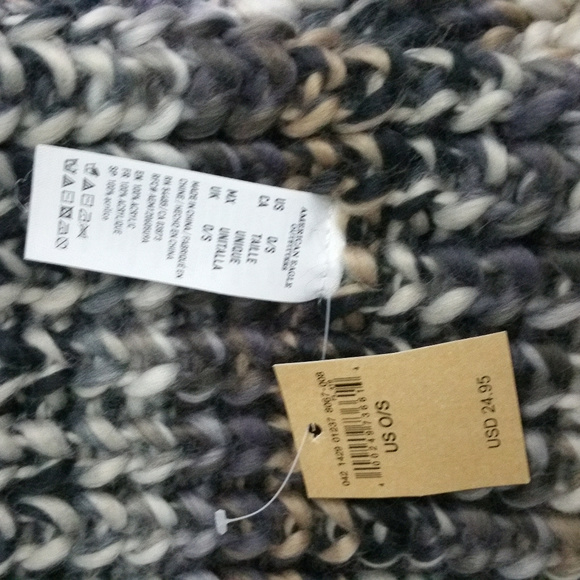 Aerie Scarf American Eagle Size Dark Color Comb - Picture 5 of 5